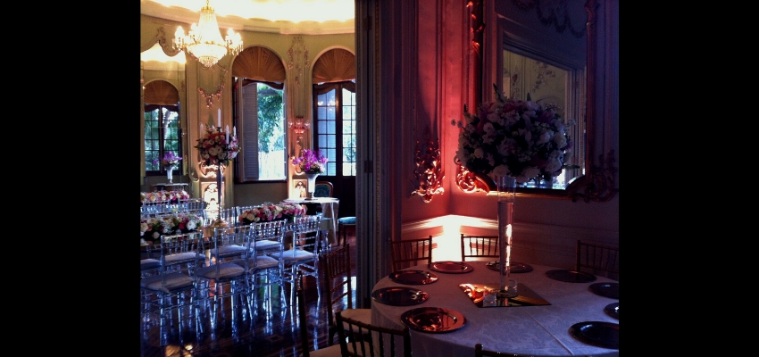 Casamento em Tons de Rosa e Roxo no Palácio dos Cedros