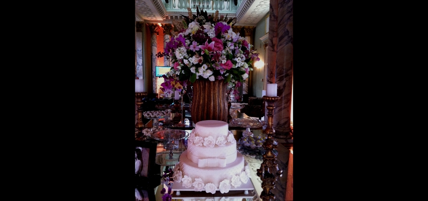 Casamento em Tons de Rosa e Roxo no Palácio dos Cedros