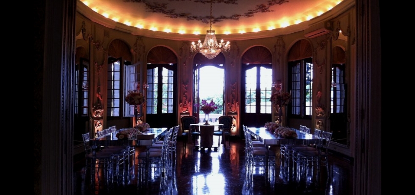 Casamento em Tons de Rosa e Roxo no Palácio dos Cedros