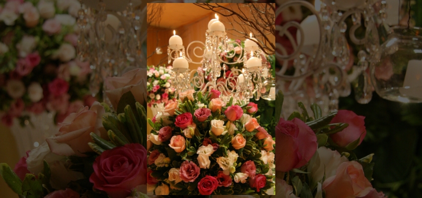 Casamento Luxuoso Rosa e Branco DoisMileDezesseis