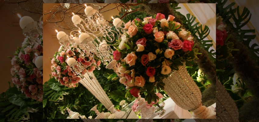 Casamento Luxuoso Rosa e Branco DoisMileDezesseis