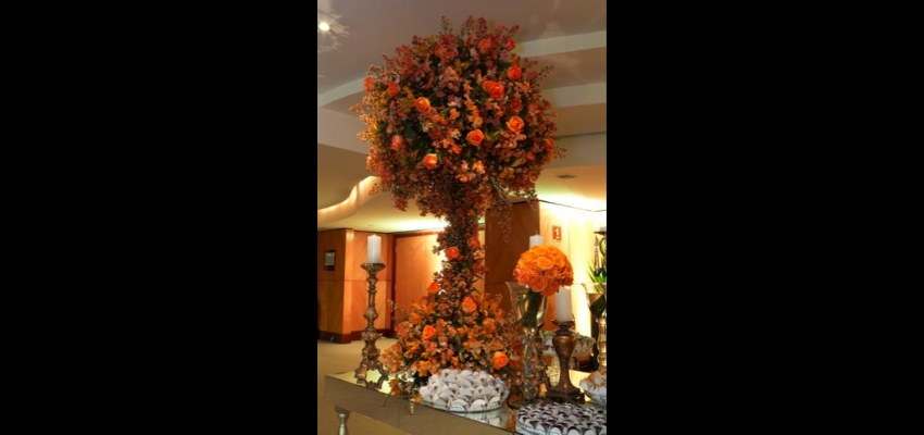 Decoração de Casamento Laranja