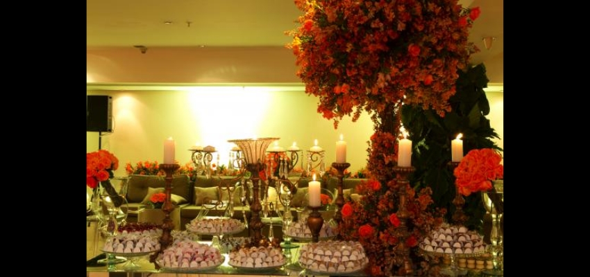 Decoração de Casamento Laranja