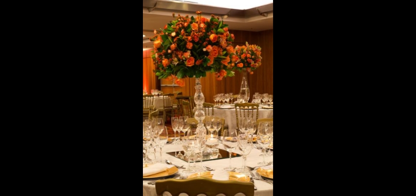 Decoração de Casamento Laranja